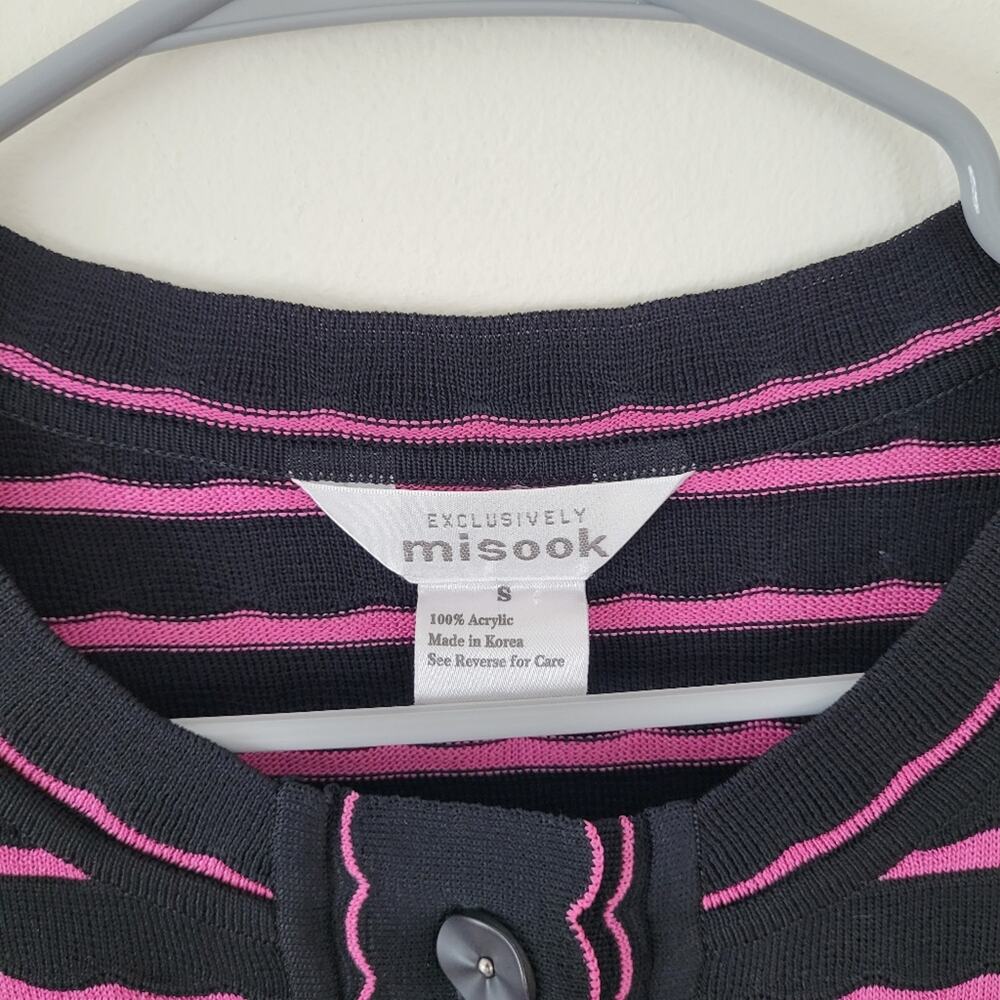 Exclusively Misook Scalloped Button Front Cardiga… - image 4